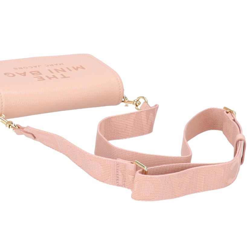 MARC　JACOBS マークジェイコブス/THE　MINI　BAG／レザーショルダーバッグ／ベージュピンク//SAランク/18