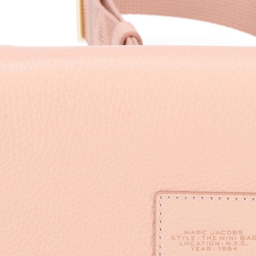 MARC　JACOBS マークジェイコブス/THE　MINI　BAG／レザーショルダーバッグ／ベージュピンク//SAランク/18