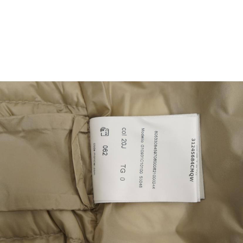 MONCLER モンクレール/ダウンコート　シャンパンゴールド/G10931A57100//Aランク/67