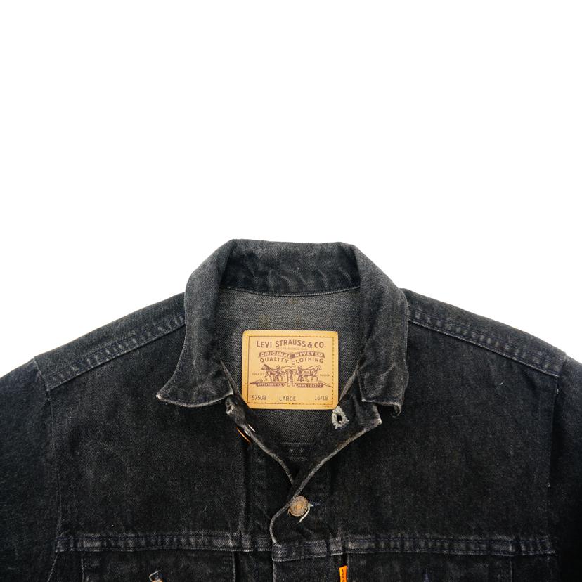Levi＇s リーバイス/ブラックデニムジャケット/57508//サイズ　L/Bランク/05
