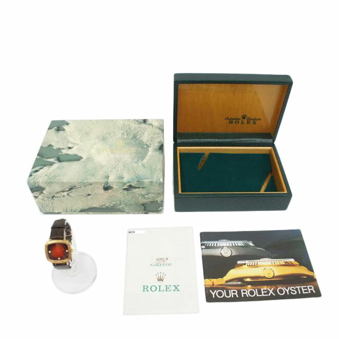 ROLEX ロレックス/チェリーニ・レッド　グラデーション／3Pダイヤ／手巻/4082/8//W06**********/Bランク/05