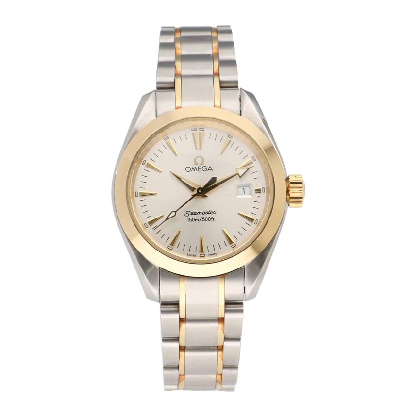OMEGA オメガ/シーマスター・アクアテラ／SS×YG／レディース／クオーツ/2318.30//592*****/Aランク/94
