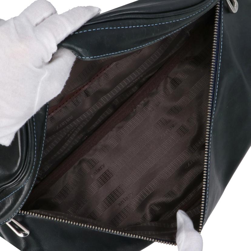 aniary　 アニアリ/レザーボディバッグ／ネイビー//ABランク/18