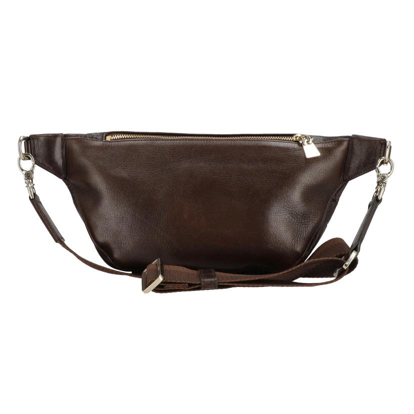 aniary アニアリ/レザーボディバッグ／ブラウン//ABランク/18