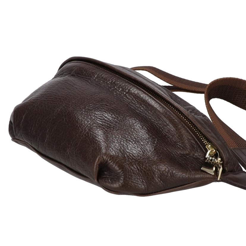 aniary アニアリ/レザーボディバッグ／ブラウン//ABランク/18