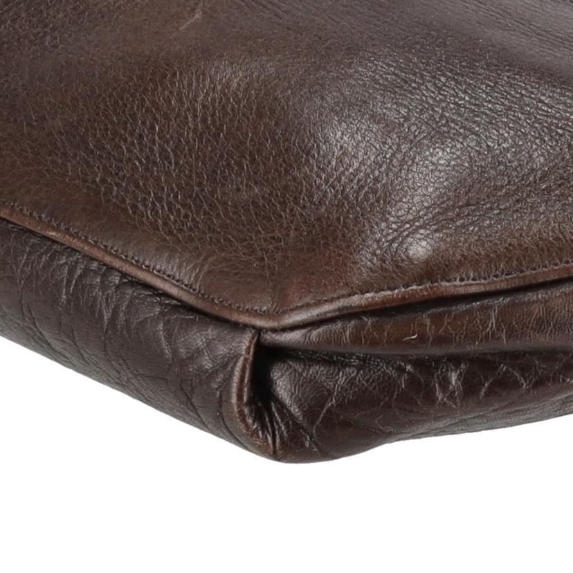 aniary アニアリ/レザーボディバッグ／ブラウン//ABランク/18