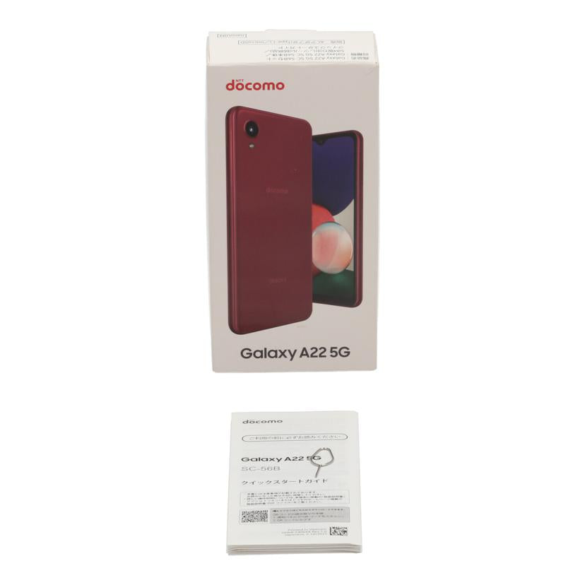SAMSUNG　docomo サムスン　/スマートフォン／Galaxy　A22　5G　64GB/SC-56B//RFCT30GG63H/ABランク/65