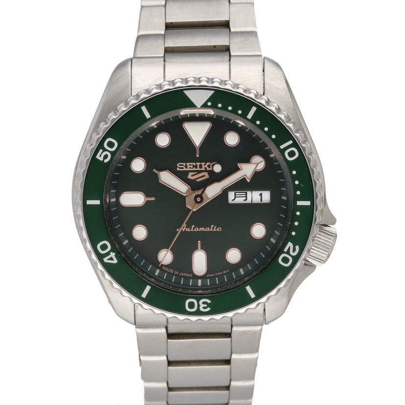 SEIKO セイコー/セイコー5スポーツ・グリーン／メンズ／自動巻/SBSA013//393***/Aランク/84