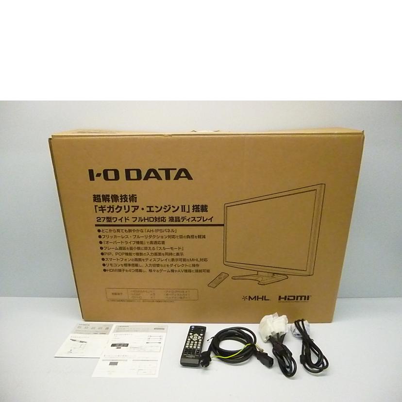 I・O　DATA アイ・オー・データ/27型液晶ディスプレイ/LCD-RDT272XPB//GBZ000311380/ABランク/88