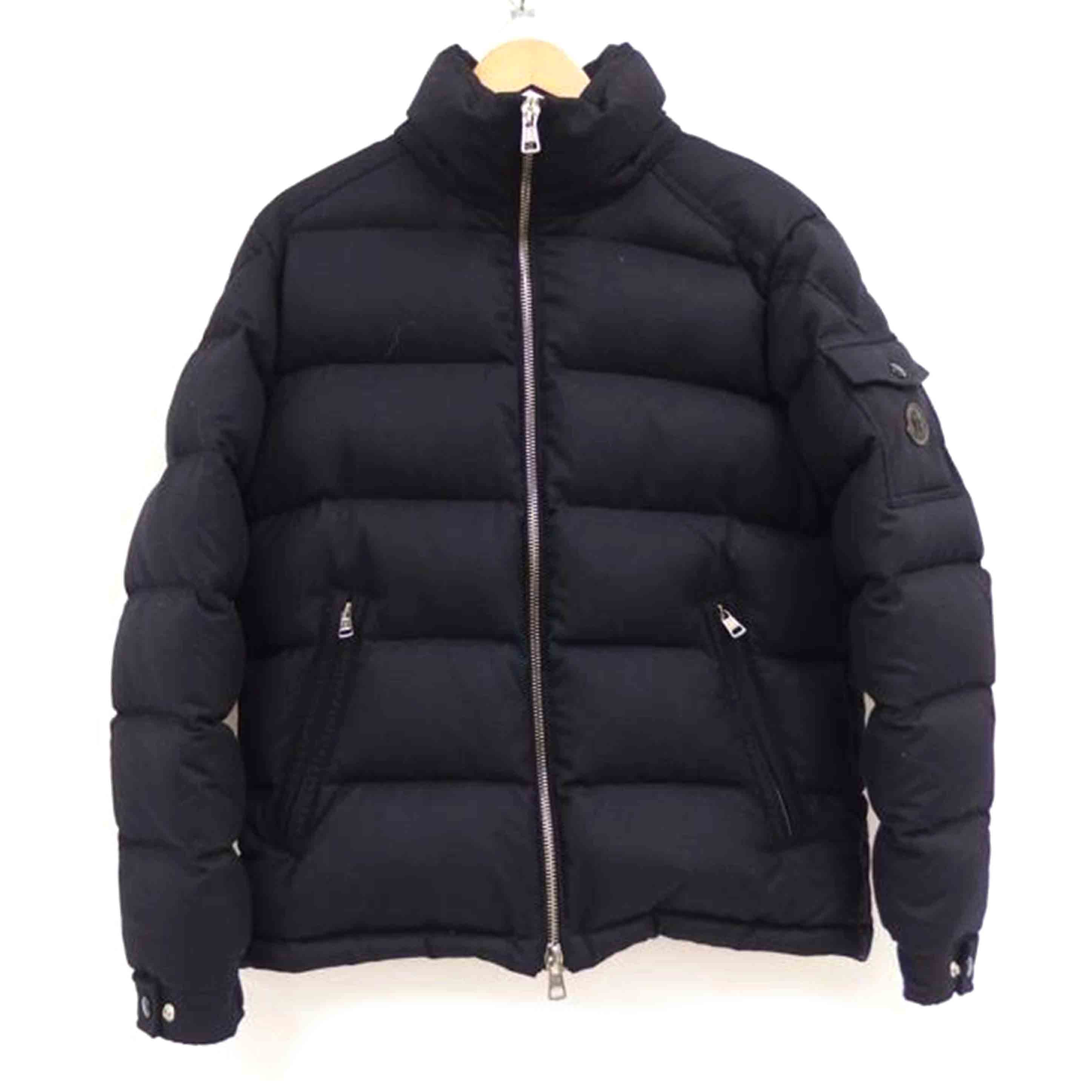 希少✨MONCLER ダウン　ブラック　山羊皮　リアルファー　サイズ0 MONCLER】モンクレール ファー付size10 140