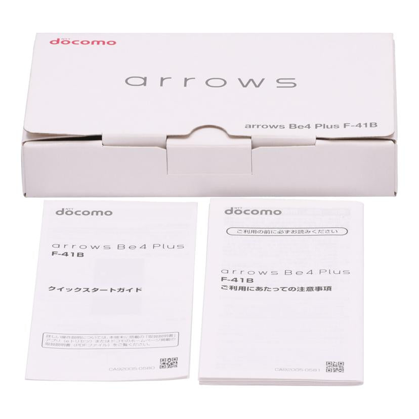FUJITSU　FCNT　docomo 富士通 フジツウ　/スマートフォン／arrows　Be4　Plus　64GB/F-41B//a817ccaa/Aランク/20