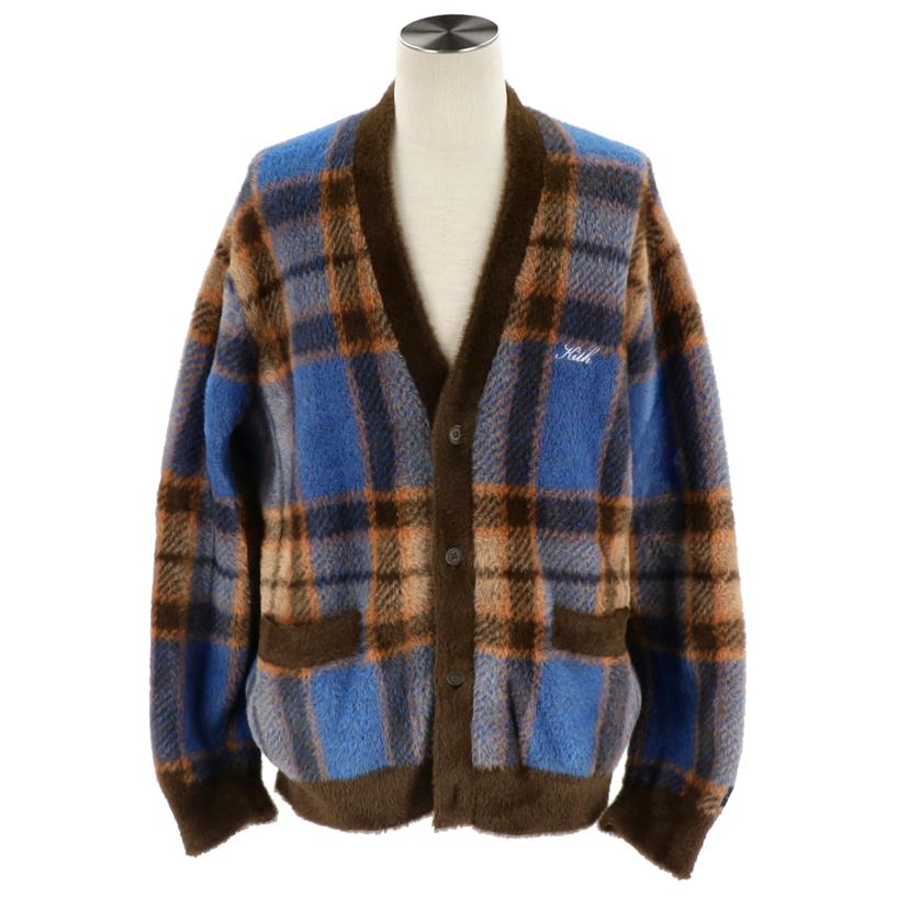 KITH キス/プレイドモヘア　カーディガン／2022/22-080-060-0003-4-0//ｻｲｽﾞ:M/Aランク/91