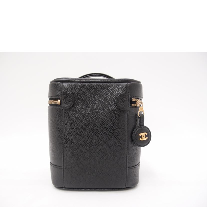 CHANEL シャネル/キャビアスキンバニティバッグ／ブラック/A01998//770**********/Aランク/69