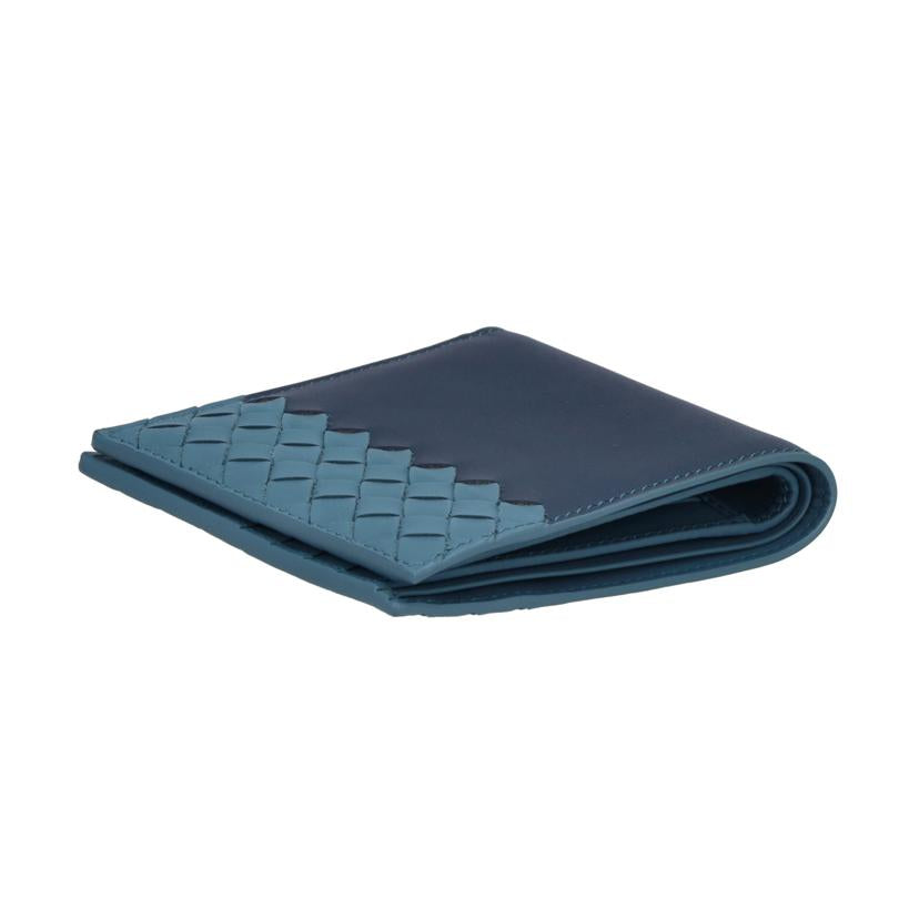 BOTTEGA　VENETA ボッテガ/イントレチャート／バイカラー二つ折り財布／カード・札入れ//S01*******/SAランク/18