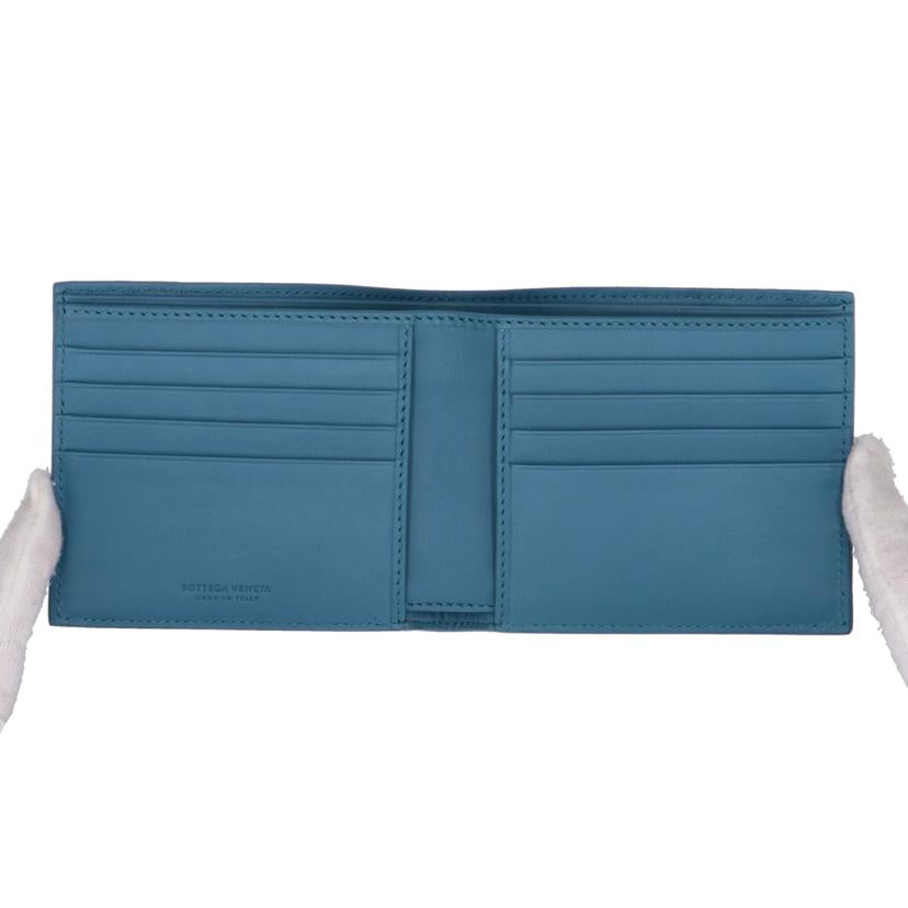 BOTTEGA　VENETA ボッテガ/イントレチャート／バイカラー二つ折り財布／カード・札入れ//S01*******/SAランク/18
