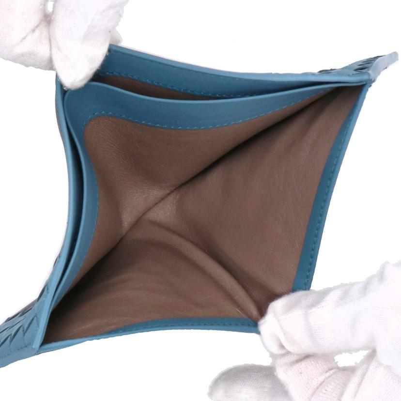 BOTTEGA　VENETA ボッテガ/イントレチャート／バイカラー二つ折り財布／カード・札入れ//S01*******/SAランク/18