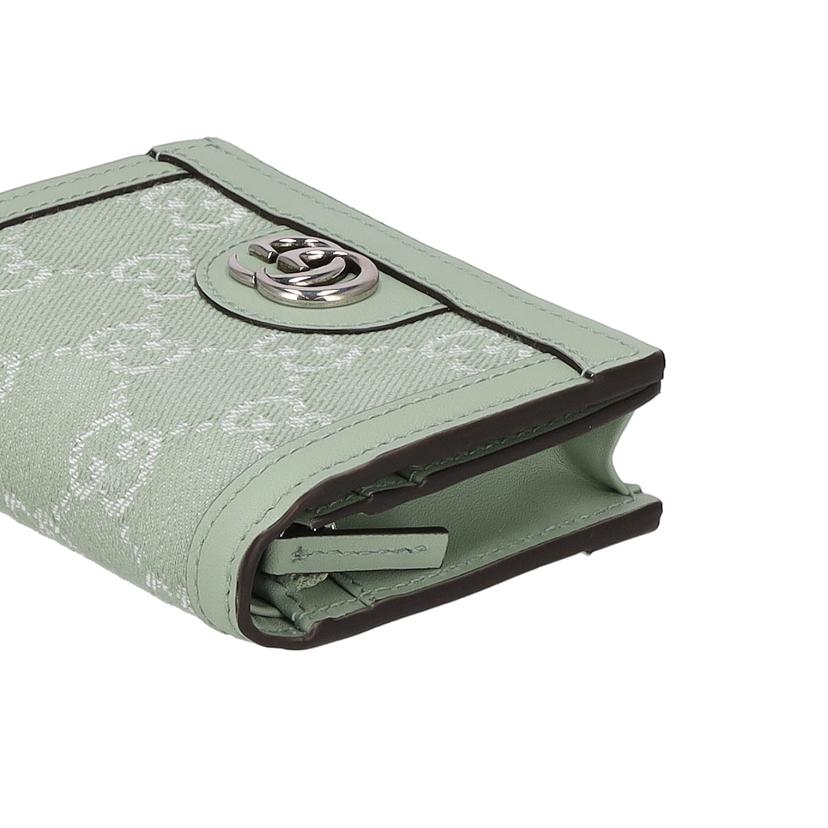 GUCCI グッチ/オフディア／GGデニムキャンバスコンパクトウォレット/523155//041*/SAランク/91