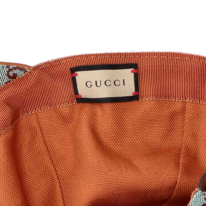 GUCCI グッチ/GGキャンバスベースボールキャップ／ペールブルー/748475･601491//L(59)/Aランク/91