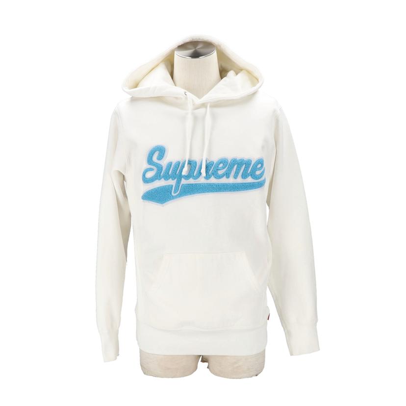 Supreme シュプリーム/シェニール　スクリプト　フーデッド　スウェットシャツ／パーカー//サイズ　S/Bランク/05