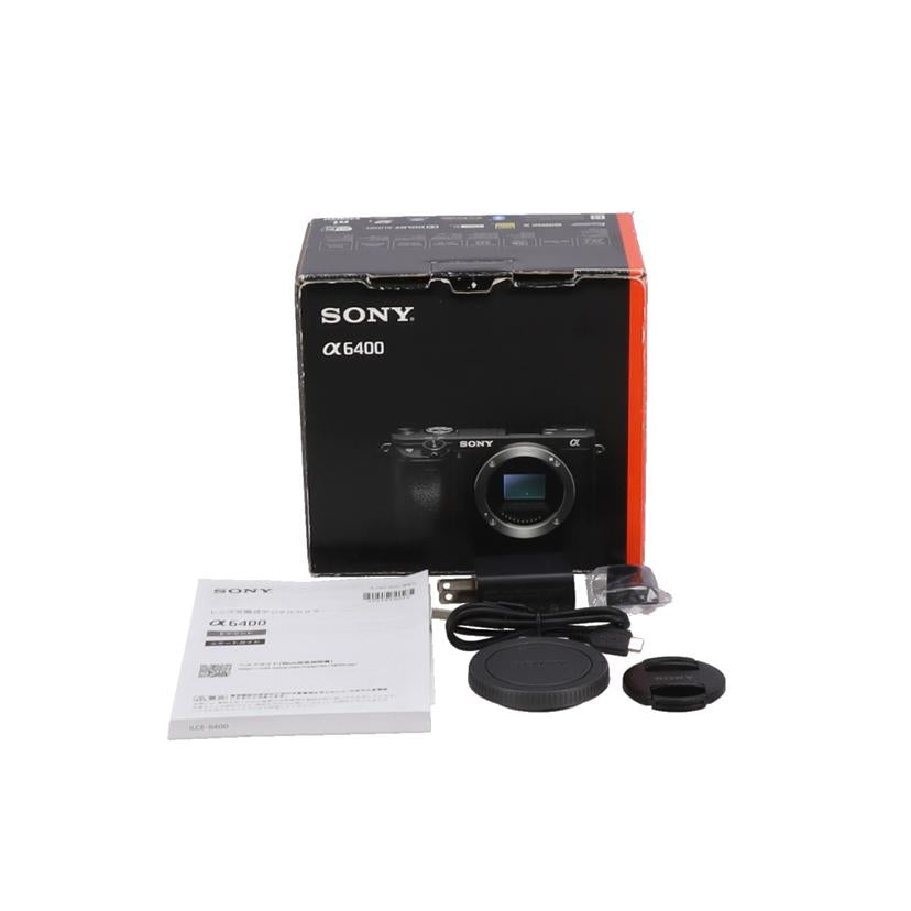 SONY ソニー/ミラーレス一眼ダブルズーム/α6400/α6400ダブルズーム//3021537/ABランク/25