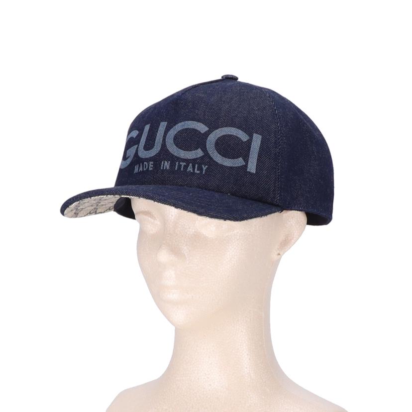 GUCCI グッチ/ロゴデニムキャップ/812838･3HA5Z//XL(60)/Aランク/91