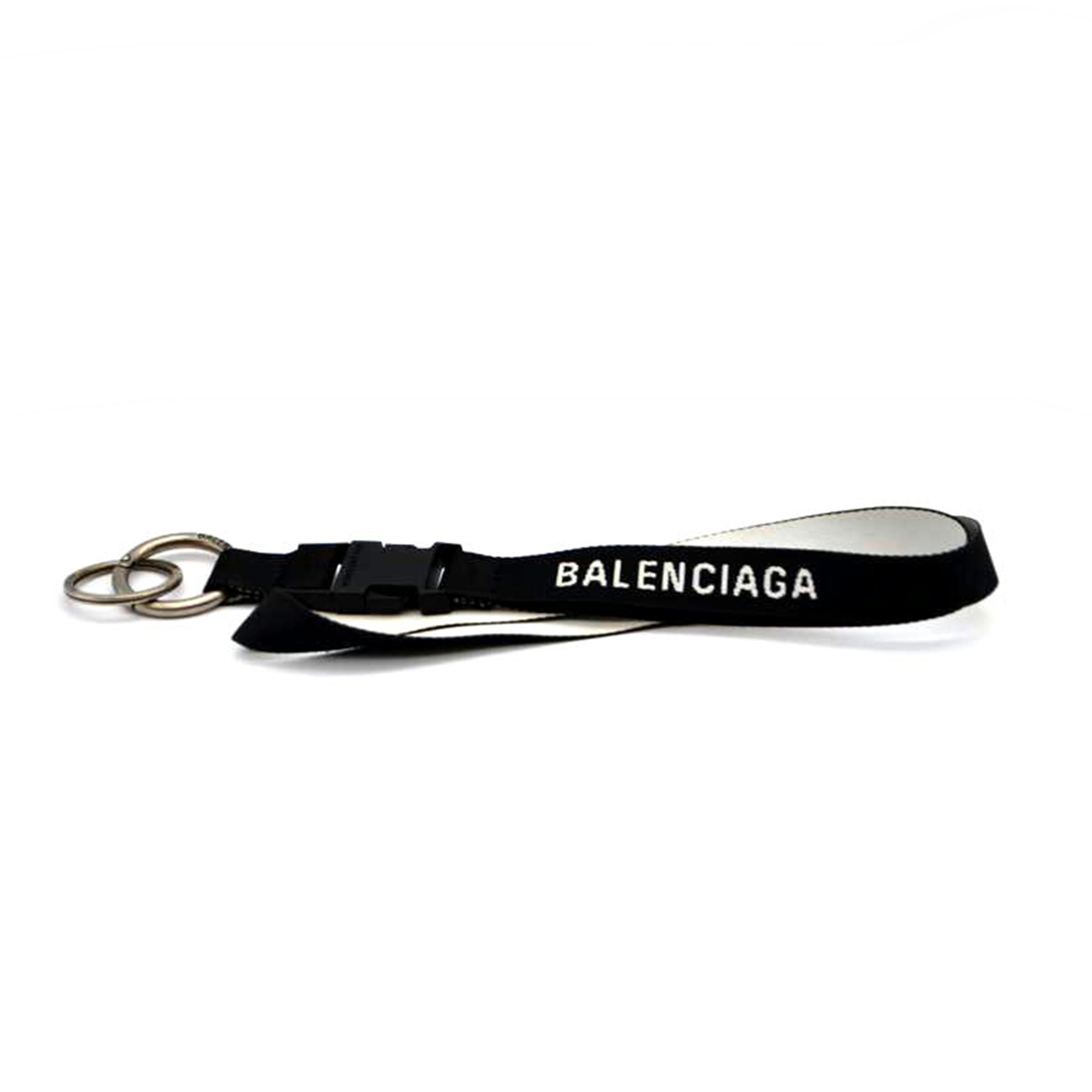 BALENCIAGA バレンシアガ/ロゴネックストラップ／ブラック/674507//Aランク/89