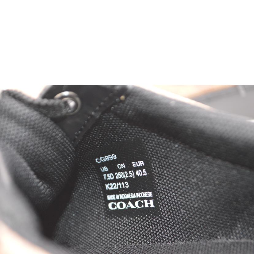 COACH コーチ/シグネチャーローラインレザースニーカー／25．0cm/CG999//Sランク/89