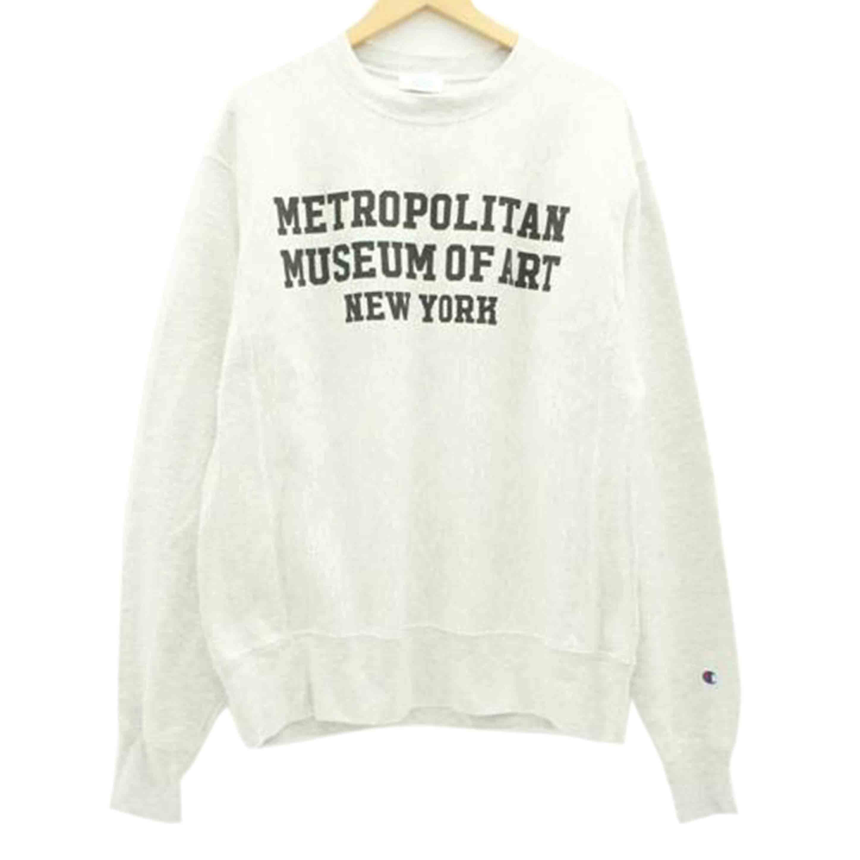 Champion チャンピオン/リバースウィーブ　トレーナー／メトロポリタン美術館/3212-343-2742//サイズ　M/Bランク/05