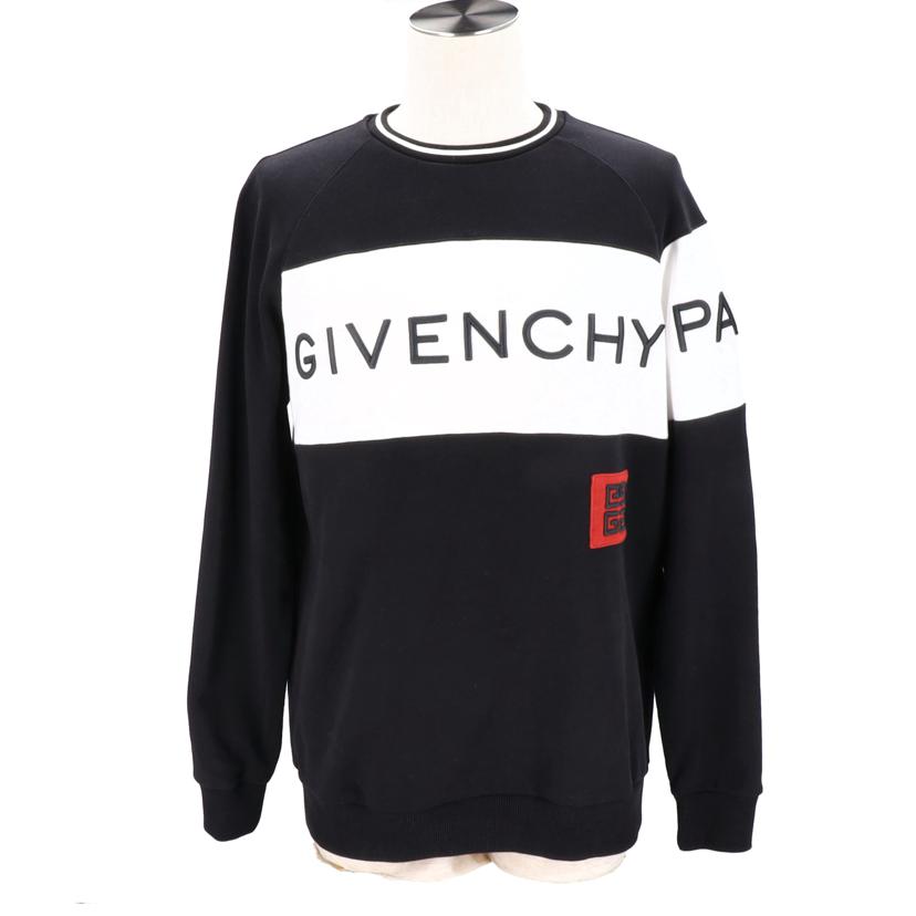 GIVENCHY ジバンシー/エンブロイダリークルーネックロゴカットソー／裏起毛/BM708T3003//ｻｲｽﾞ:XS/ABランク/91