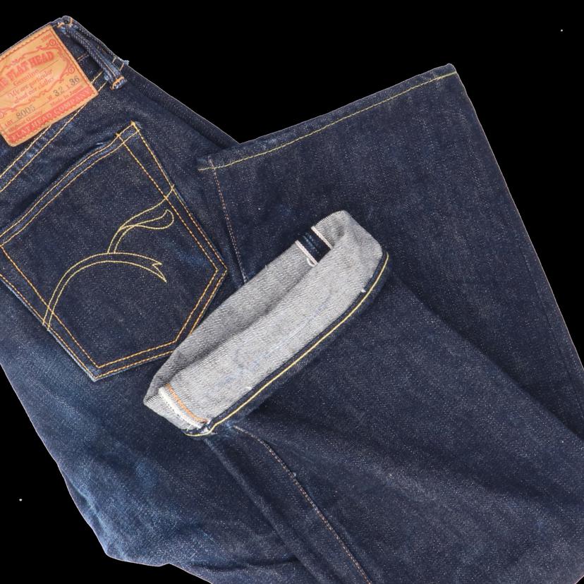 THE　FLAT　HEAD フラットヘッド/フラットヘッド　Lot8005　18ozストレート　濃紺　W32L36/LOT8005//ABランク/19