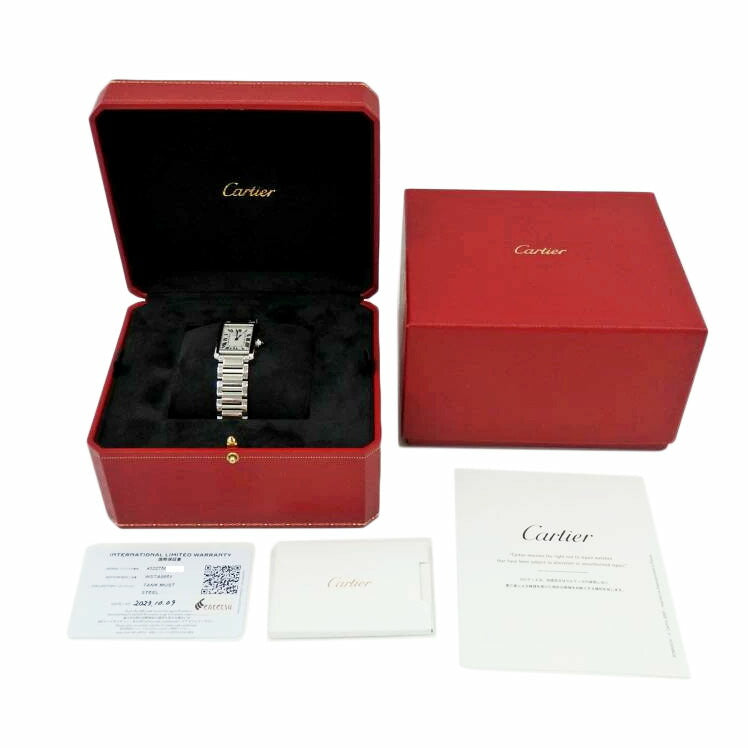Cartier カルティエ/タンクマストSM／レディース／クオーツ/WSTA0051//432*********/SAランク/77