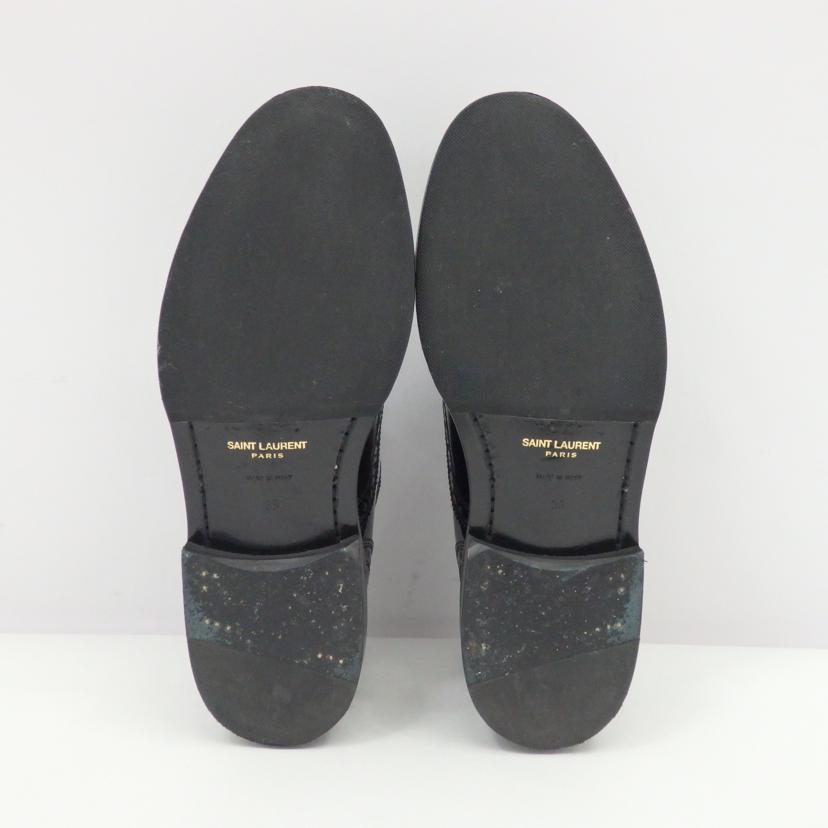 SAINT　LAURENT サンローラン/UNISEX　パテントウイングッチプ/669325//Aランク/77