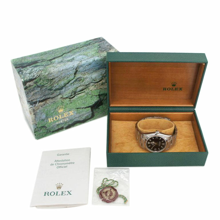 ROLEX ロレックス/エクスプローラー36／ブラック文字盤／自動巻き/114270//F08****/SAランク/18