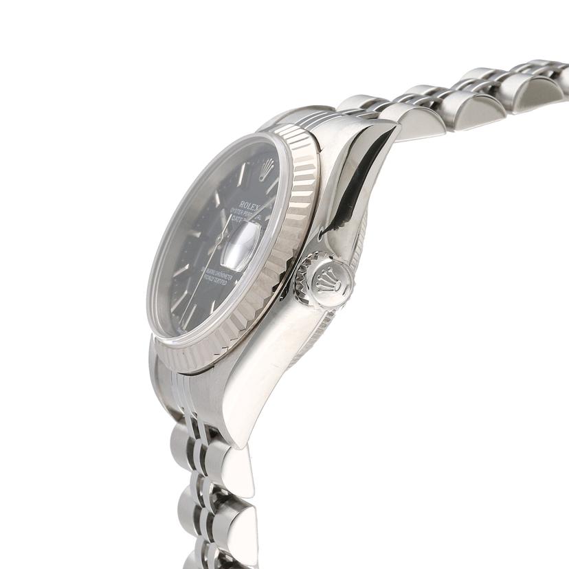 ROLEX ロレックス/デイトジャスト・レディース・ブラック／SS×WG／F番/79174//F82**********/SAランク/94