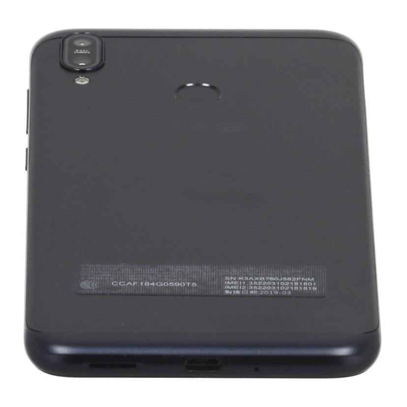 ASUS　SIMフリー エイスース　/スマートフォン／ZenFone　Max　（M2）　64GB/X01AD//K3AXB760J562FNM/Bランク/84
