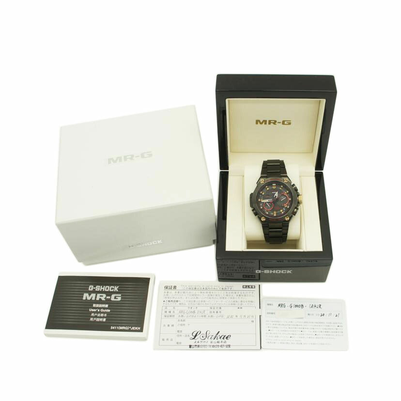 CASIO カシオ/G－SHOCK／MR－G／赤備え／GPSソーラー/MRG-G1000B-1A4JR//A63***/SAランク/19