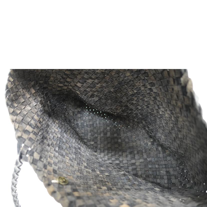 SAINT　CHRISTOPHER セントクリストファー/レザー編み込みバッグ//ABランク/88