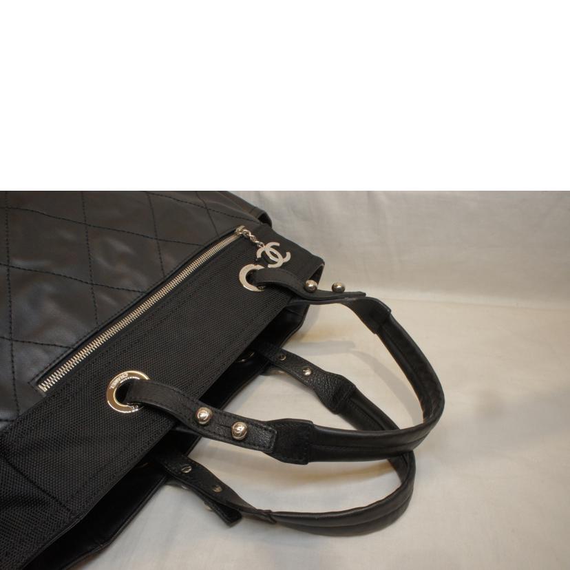 CHANEL シャネル/パリビアリッツトートGM／ブラックポーチ付//117*****/Aランク/92