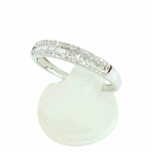 K18WGダイヤリング0．30ct//ABランク/64