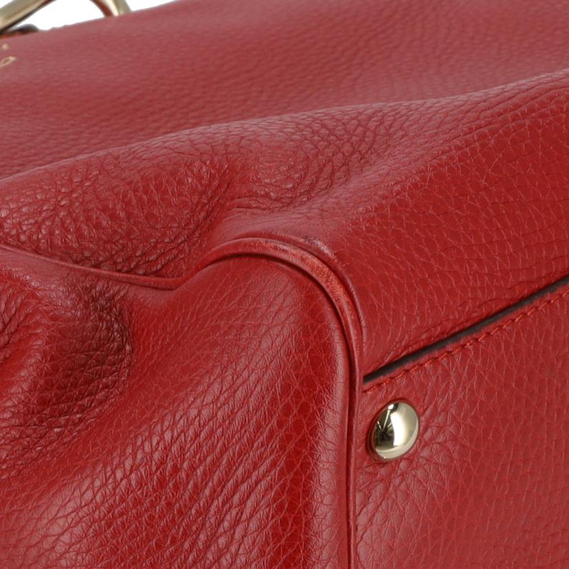 GUCCI グッチ/バンブー2wayレザーハンド／レッド/336032//520***/ABランク/20