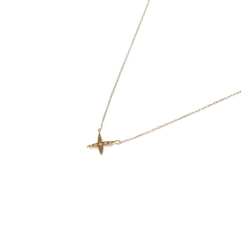 /　K18ダイヤネックレス0．01ct//Aランク/65
