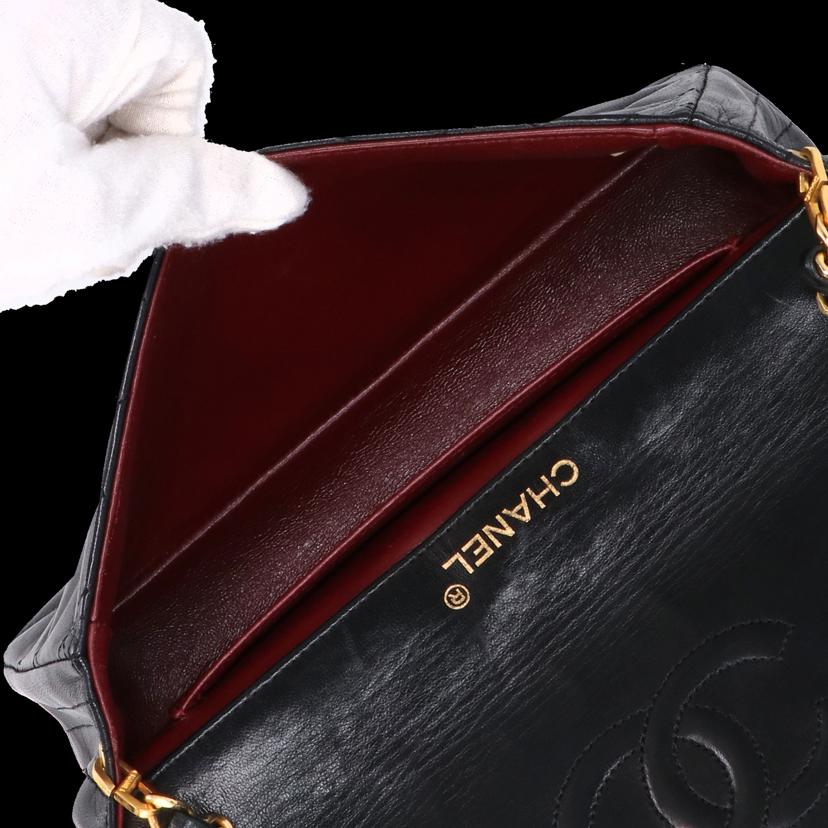 CHANEL　 シャネル/デカココマトラッセラムスキンミニチェーンンショルダー//093****/ABランク/75