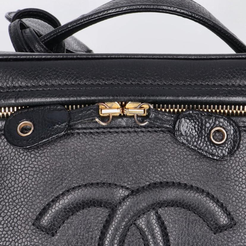 CHANEL シャネル/ココマークキャビアスキン2wayバニティ/A06238//455****/Aランク/75