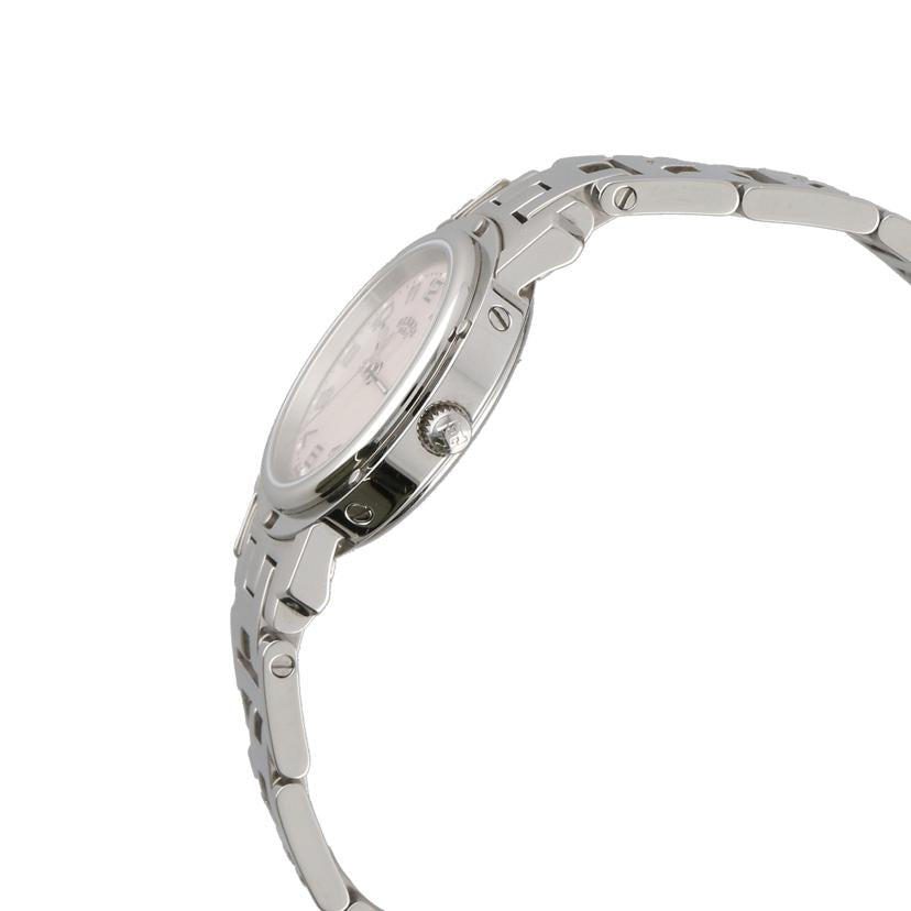 HERMES エルメス/クリッパー・ナクレ・ピンクシェル/レディース/クオーツ/CL4.210//225****/Bランク/40