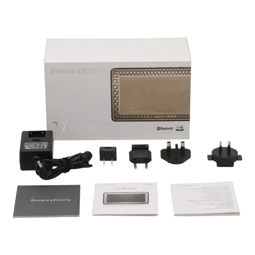 Bowers　＆　Wilkins　 B&W/ワイヤレススピーカー／ゴールド/T7 Wireless G//1609-0051529/Bランク/18