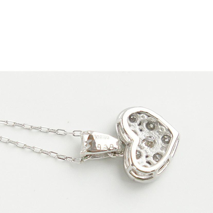 K18WGダイヤネックレス0．30ct//ABランク/64