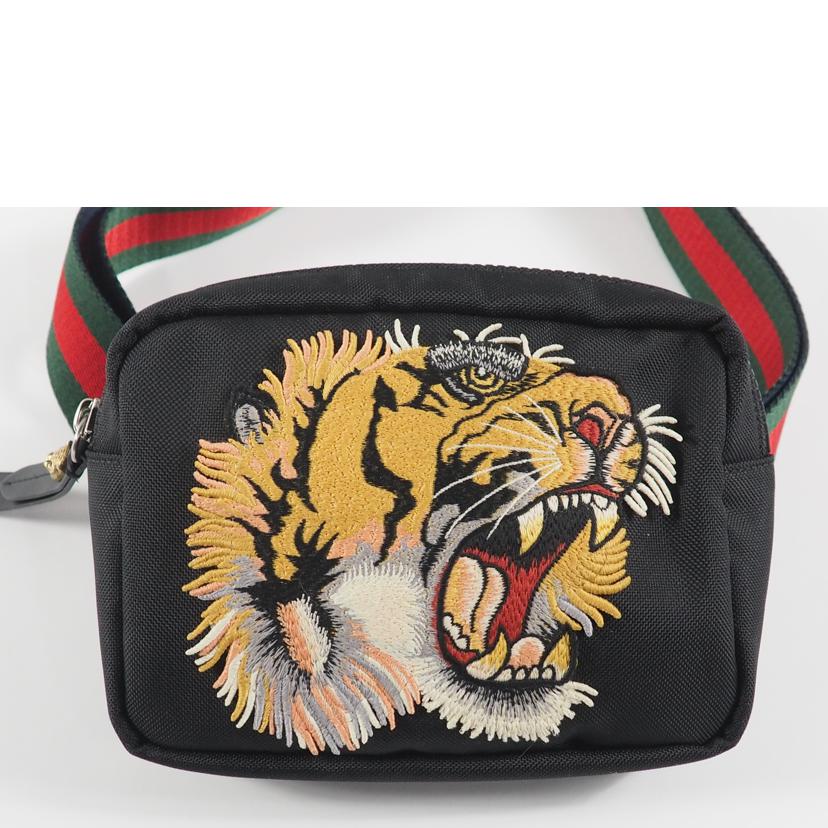 ＧＵＣＣＩ/エンブロイダリ　タイガー　ボディバッグ/523323//213***/ABランク/79