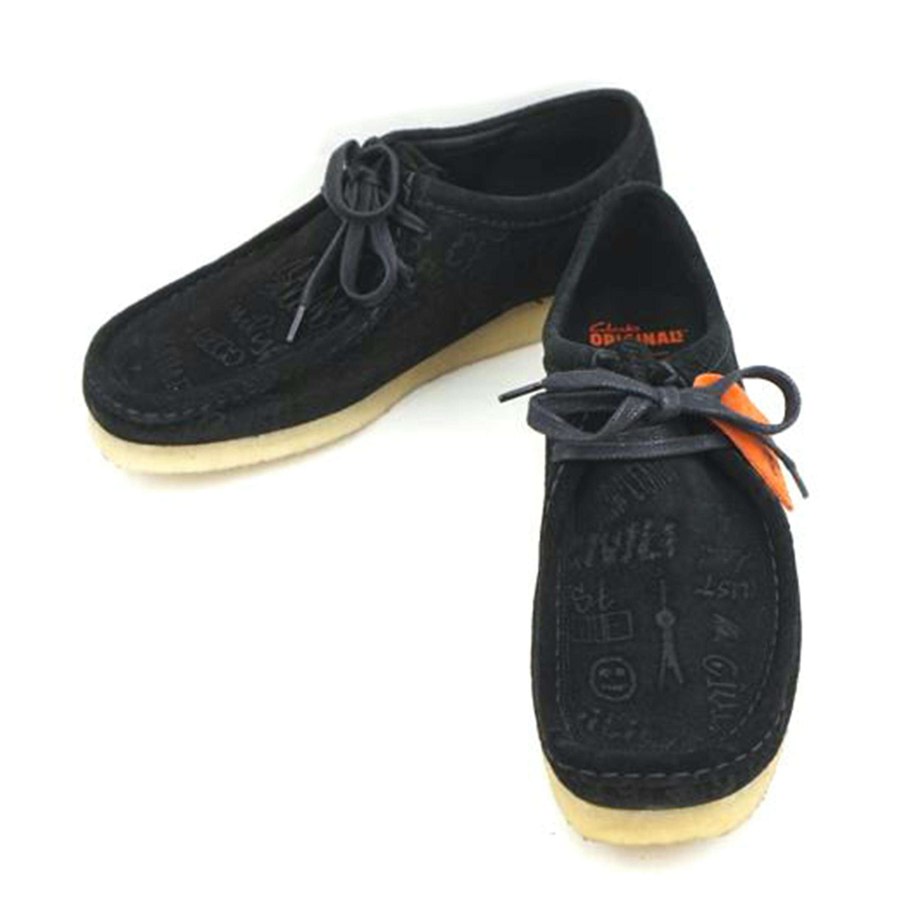 Clarks クラークス/CLARKS　Wallabee　Black　Deboss/261777757090//Aランク/67