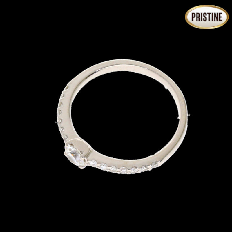 Pt900ダイヤリング0．253／0．16ct　＃10//SAランク/75