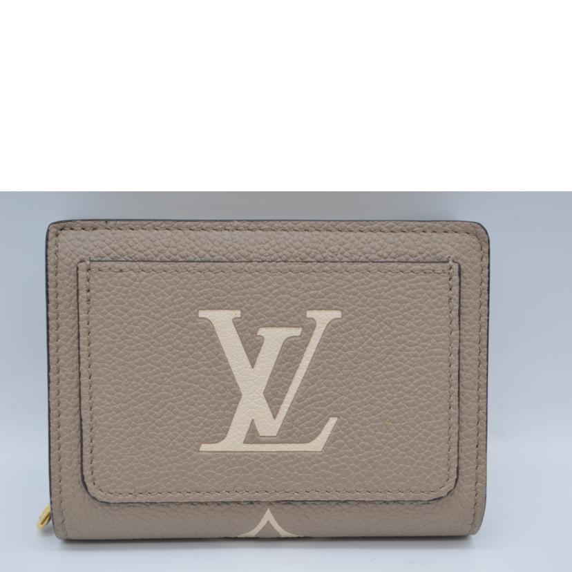 LV ルイヴィトン/ポルトフォイユ・クレア／アンプラント／バイカラーグレー/M82370//RFI****/Aランク/89